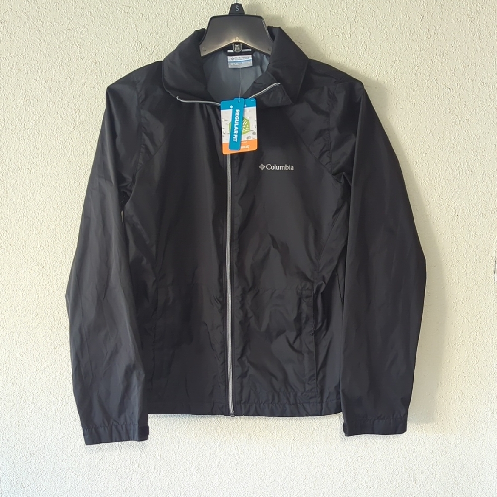Columbia Switchback IV Black Windbreaker Rain Jacket